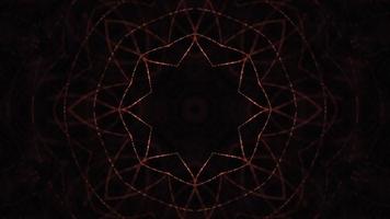 symmetrical patterns,VJ fractal kaleidoscope seamless loop animation. video