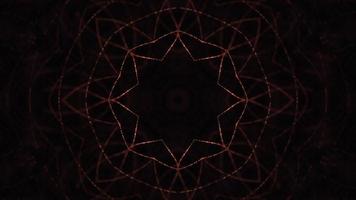 symmetrical patterns,VJ fractal kaleidoscope seamless loop animation. video