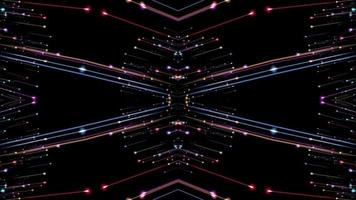 symmetrical patterns,VJ fractal kaleidoscope seamless loop animation. video