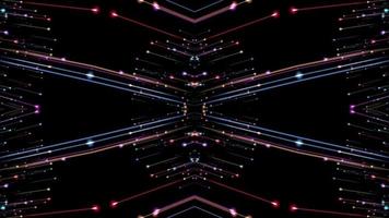 symmetrical patterns,VJ fractal kaleidoscope seamless loop animation. video