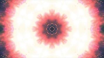 symmetrische patronen, vj fractal caleidoscoop naadloze loops animatie. video