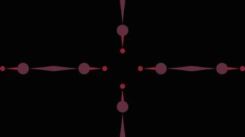 symmetrical patterns,VJ fractal kaleidoscope seamless loop animation. video