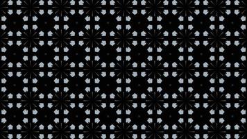 symmetrical patterns,VJ fractal kaleidoscope seamless loop animation. video