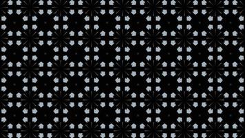 symmetrical patterns,VJ fractal kaleidoscope seamless loop animation. video