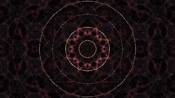 symmetrical patterns,VJ fractal kaleidoscope seamless loop animation. video