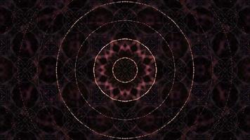 symmetrical patterns,VJ fractal kaleidoscope seamless loop animation. video