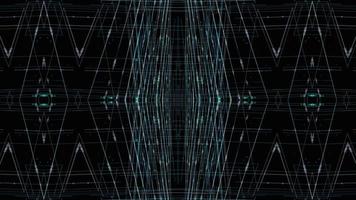 symmetrical patterns,VJ fractal kaleidoscope seamless loop animation. video