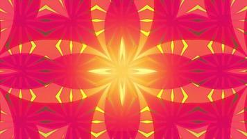 symmetrical patterns,VJ fractal kaleidoscope seamless loop animation. video