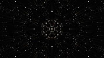 padrões simétricos, animação de loop sem costura do vj fractal caleidoscópio. video