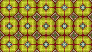 symmetrische Muster, vj fraktales Kaleidoskop nahtlose Schleifenanimation. video