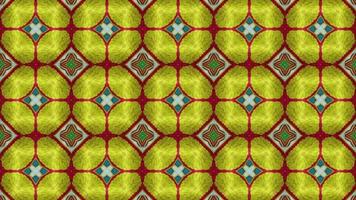 symmetrical patterns,VJ fractal kaleidoscope seamless loop animation. video