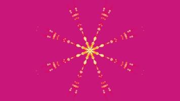 Symmetrical Patterns VJ Fractal Kaleidoscope Seamless Loop Animation video