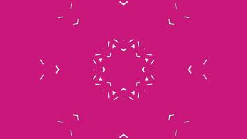 symmetrical patterns,VJ fractal kaleidoscope seamless loop animation. video