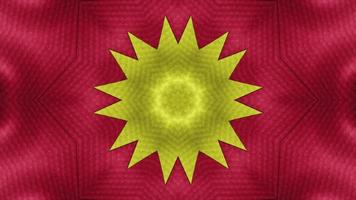 symmetrical patterns,VJ fractal kaleidoscope seamless loop animation. video