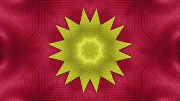 symmetrical patterns,VJ fractal kaleidoscope seamless loop animation. video