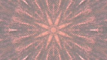 symmetriska mönster, vj fraktal kalejdoskop sömlös loop animation. video