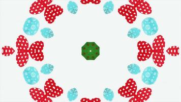 Symmetrical Patterns VJ Fractal Kaleidoscope Seamless Loop Animation video