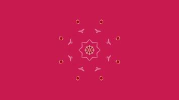 Symmetrical Patterns VJ Fractal Kaleidoscope Seamless Loop Animation video