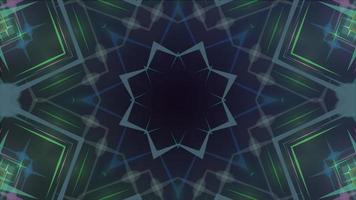 symmetrische Muster vj fraktales Kaleidoskop nahtlose Schleifenanimation