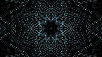Symmetrical Patterns VJ Fractal Kaleidoscope Seamless Loop Animation video