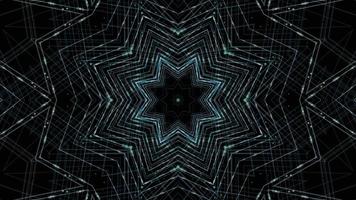 Symmetrical Patterns VJ Fractal Kaleidoscope Seamless Loop Animation video