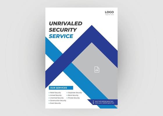 Trusted security service flyer design