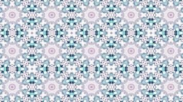 Beautiful  Flower Carpet Kaleidoscope Background Effect video