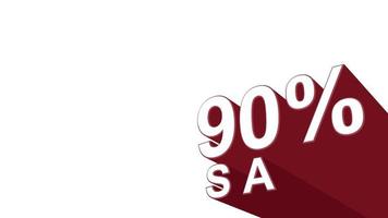 sconto del 90 percento in vendita video