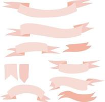 banner ribon vector illustration