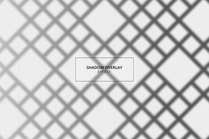Window shadow overlay effect on gray background vector