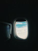 Airplane Window to see the clound photo