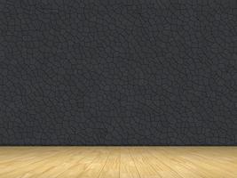 Darkgrey mosaic wall wooden floor product display background photo
