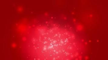 Red Circle Particles Bokeh Light Background