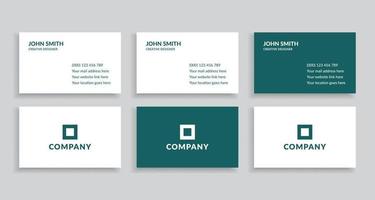 Minimal Business Card, Creative Business Card Template vector