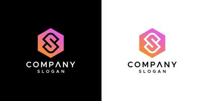 vector de diseño de logotipo letra s