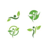 Eco tree leaf vector