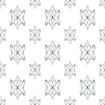 Hand drawn repeat pattern, seamless repeat pattern.