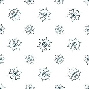 Hand drawn repeat pattern, seamless repeat pattern.