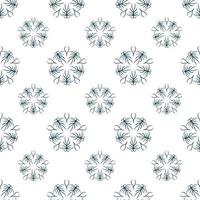Hand drawn repeat pattern, seamless repeat pattern. vector