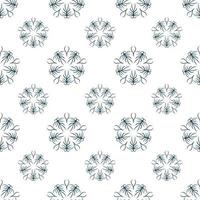 Hand drawn repeat pattern, seamless repeat pattern. vector