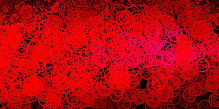 Dark Pink vector pattern with magic elements.