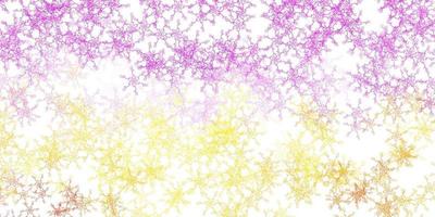 Light Pink, Yellow vector backdrop with circular arc.