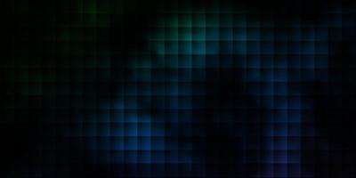 Dark Blue, Green vector background with rectangles.