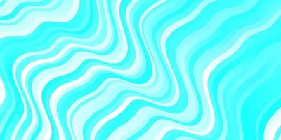 Light Blue, Green vector pattern with curved lines.