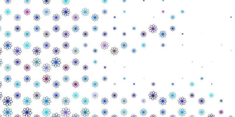 Light Pink, Blue vector texture with wry lines.