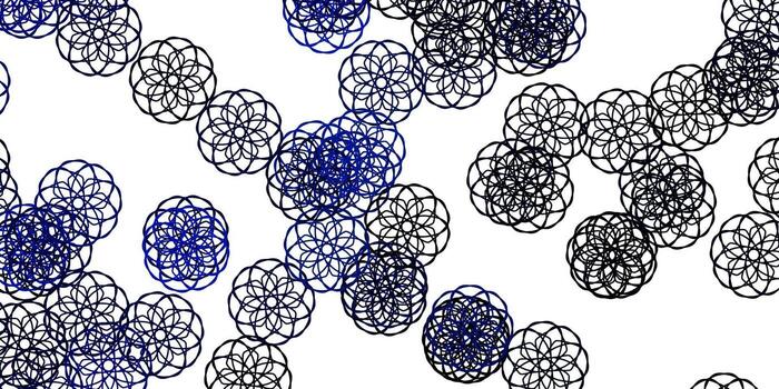 plantilla de vector azul claro con formas abstractas.