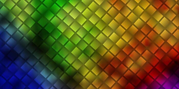 Light Multicolor vector template with rectangles.