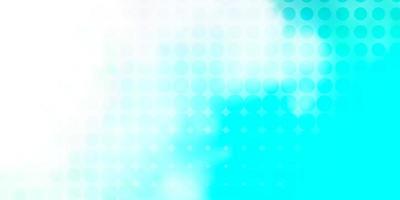 Light BLUE vector background with bubbles.