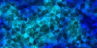 Light BLUE vector background with triangles.