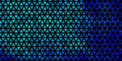 Light BLUE vector background with triangles.